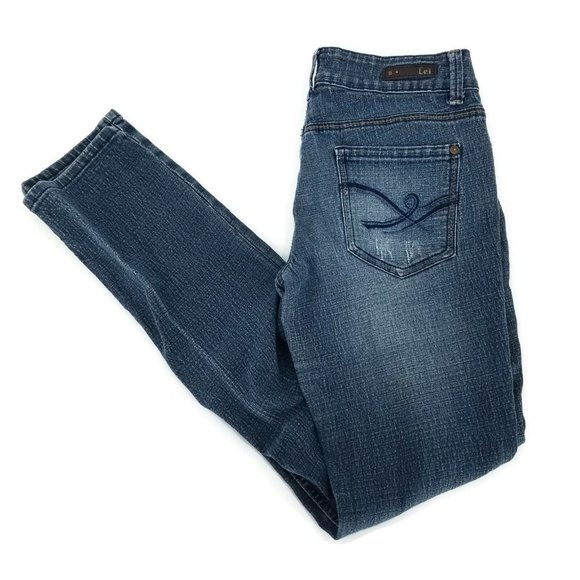 ashley blue jeggings